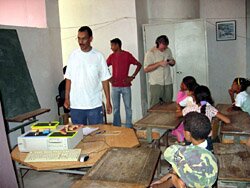 Rentrée scolaire Oulad Bouyahia Skoura, septembre 2007