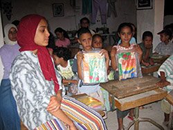 Rentrée scolaire Oulad Bouyahia Skoura, septembre 2007