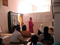 Rentrée scolaire Oulad Bouyahia Skoura, septembre 2007