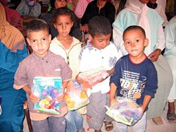 Rentrée scolaire Oulad Bouyahia Skoura, septembre 2007