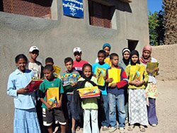 Rentrée scolaire Oulad Bouyahia Skoura, septembre 2007
