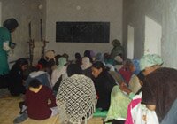 Les cours d'alphab�tisation au D�fi