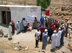 Remise officielle du ciment aux habitants